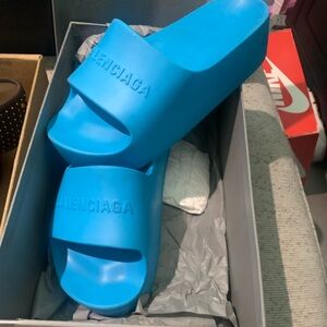 Authentic Balenciaga Platform slides